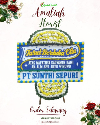 Papan Bunga Duka di Ciroyom