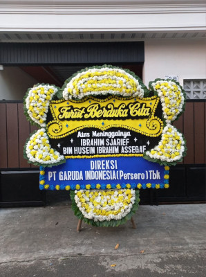 Papan Bunga Duka di Ciroyom